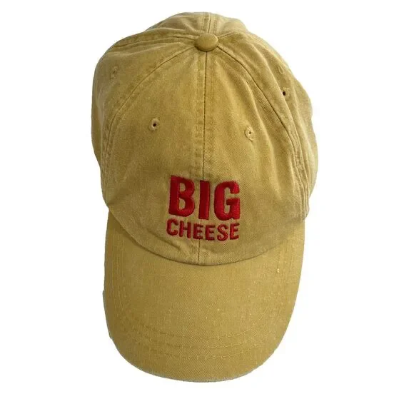 Murray’s Big Cheese Adams Upscale Cotton Dad Golf Hat Baseball Cap Leather Strap - Picture 1 of 12